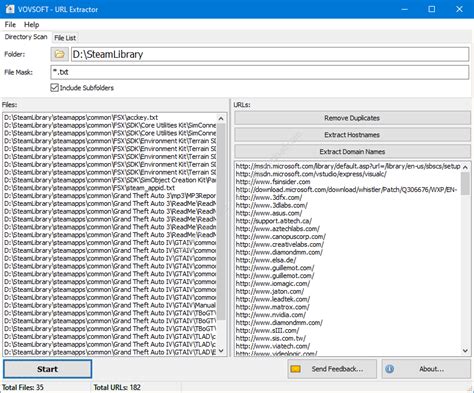 VovSoft URL Extractor 2.5